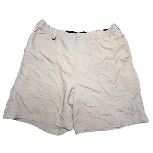 Realtree Cargo‎ Shorts Mens XL Beige Tan Technical Fishing Quick Dry Lightweight